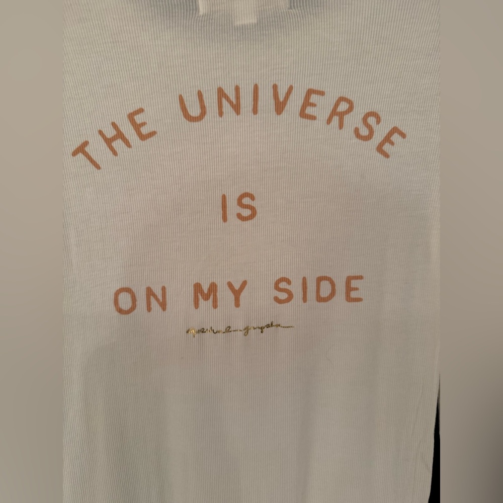 Spiritual Gangster The Universe Womens Long Sleeve Off White Size XS - Picture 10 of 13